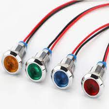 ال ای دی LED Signal Metallic Blue 12V 6mm