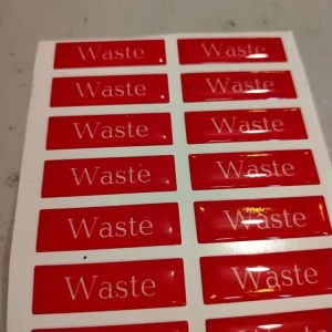 لیبل waste