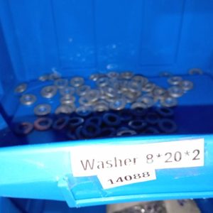 واشر استیل 2*20*8